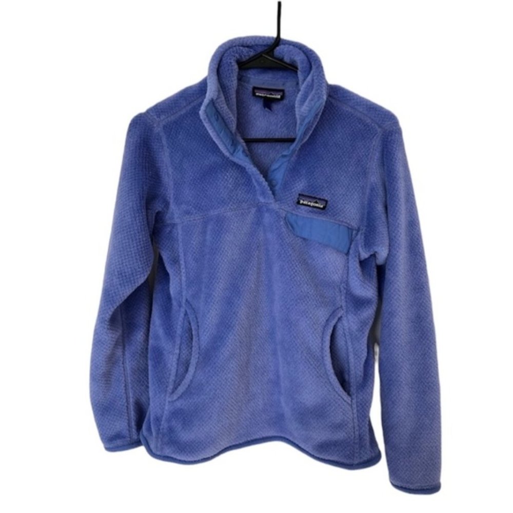 Patagonia Re-Tool Snap-T Fleece Pullover. Size small. Periwinkle purple/blue